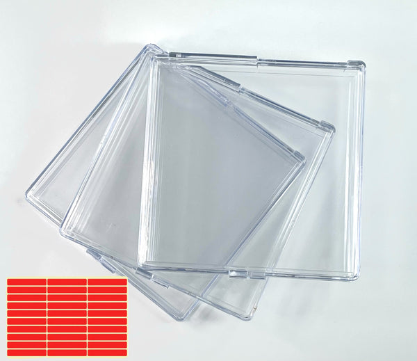 Storage boxes (3PCS)  with adhesive double sided tape (30 PCS)